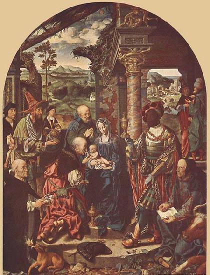 CLEVE, Joos van Adoration of the Magi oil painting picture